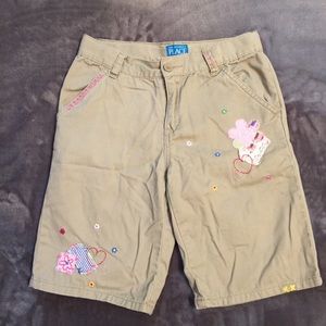 Children’s Place Embroidered Shorts - Size 12